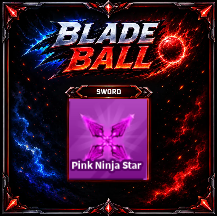 [ Limited Sword ] Pink Ninja Star | FAST DELIVERY✅