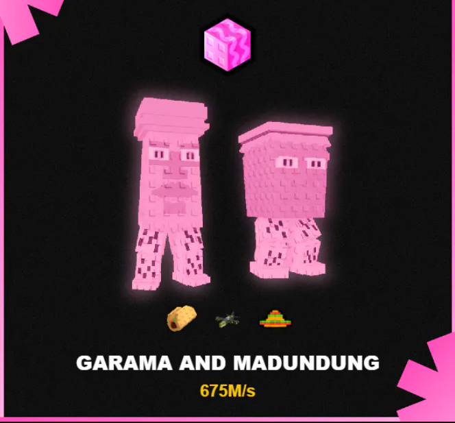 🔥 RARE SECRET ❗ ✨ Candy Garama and Madundung | 675M/s ⚡ INSTANT • LIMITED