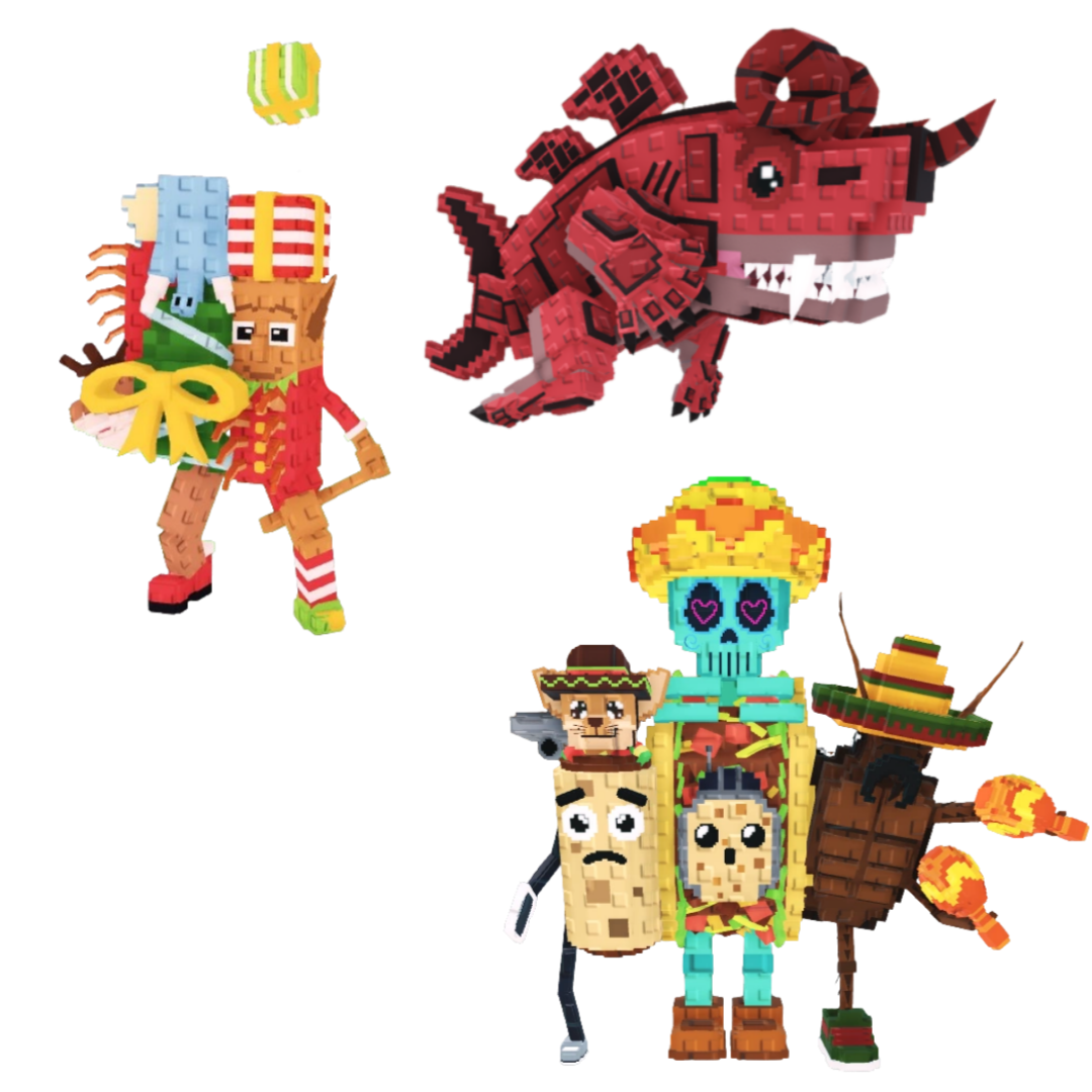 [BUNDLE] - 😘 1x La Jolly Grande 😘 1x La Taco Combinasion 😘 1x Eviledon