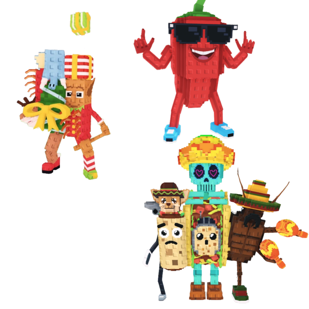 [BUNDLE] - 😗 1x La Jolly Grande 😗 1x Chillin Chili 😗 1x La Taco Combinasion