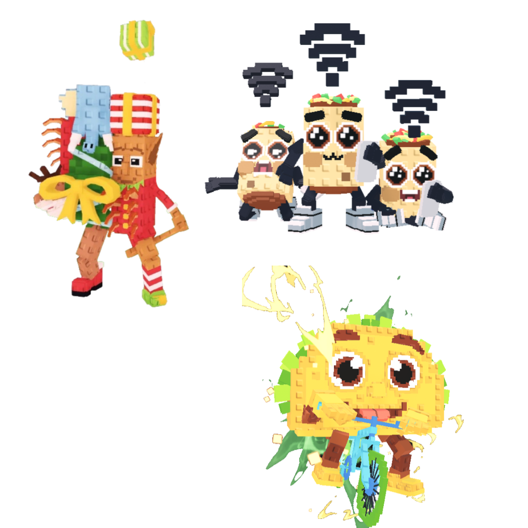 [BUNDLE] - 🧐 1x La Jolly Grande 🧐 1x Tacorita Bicicleta 🧐 1x Los Nooo My Hotspotsitos