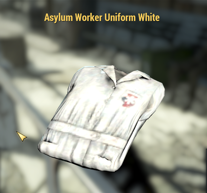 [ Xbox ] Asylum Worker Uniform White (instant delivery)