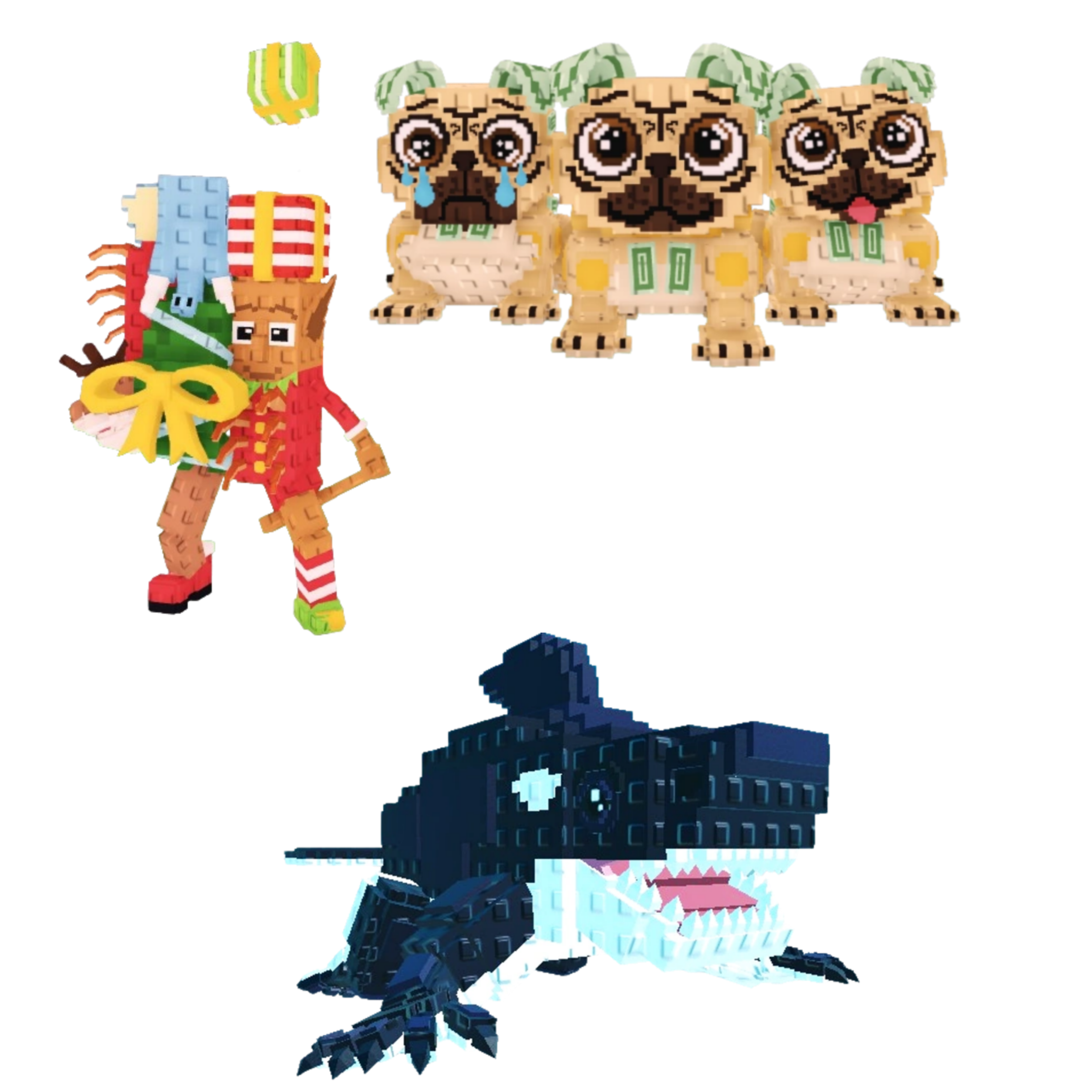 [BUNDLE] - 🙀 1x La Jolly Grande 🙀 1x Orcaledon 🙀 1x Los Puggies