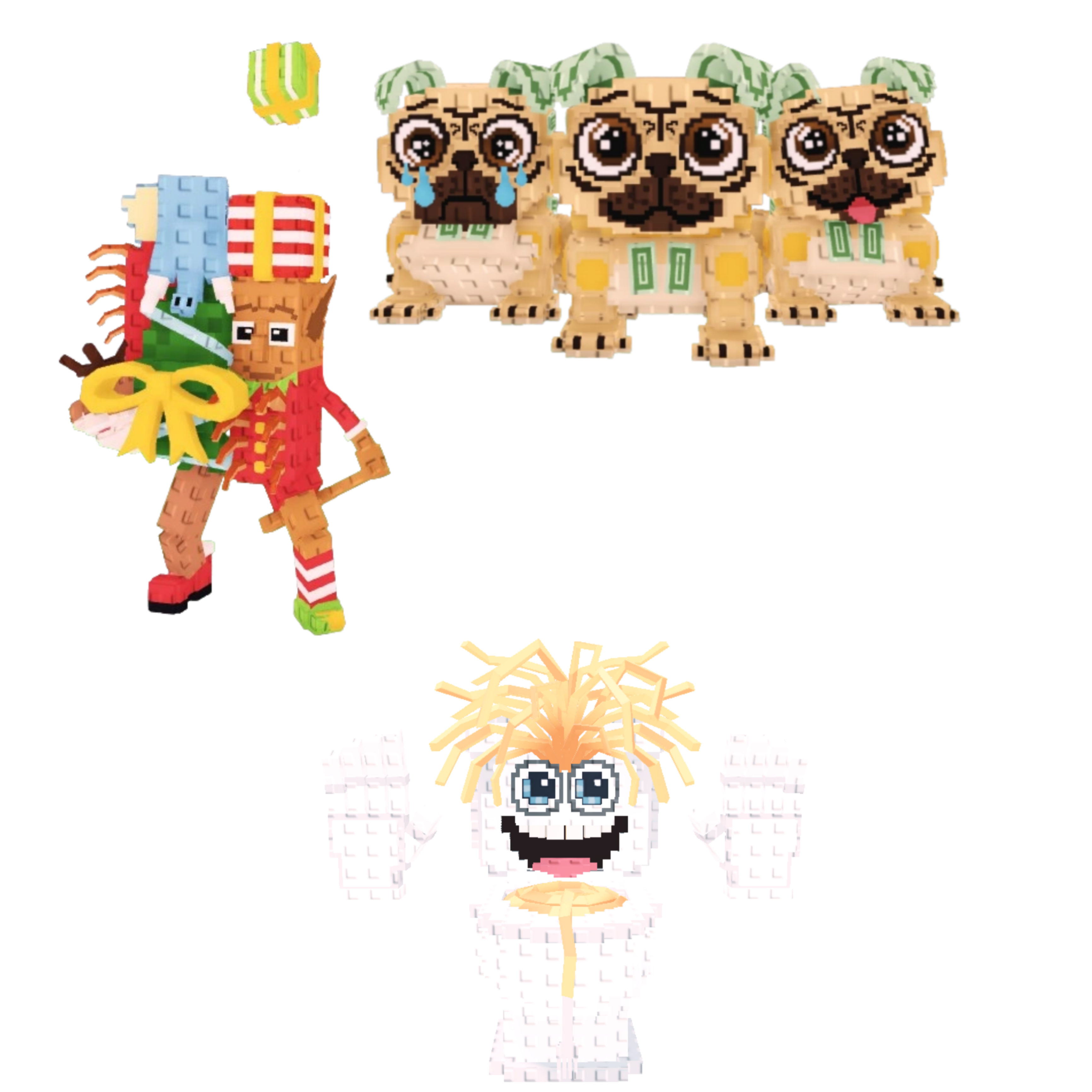 [BUNDLE] - 🦍 1x La Jolly Grande 🦍 1x Spaghetti Tualetti 🦍 1x Los Puggies