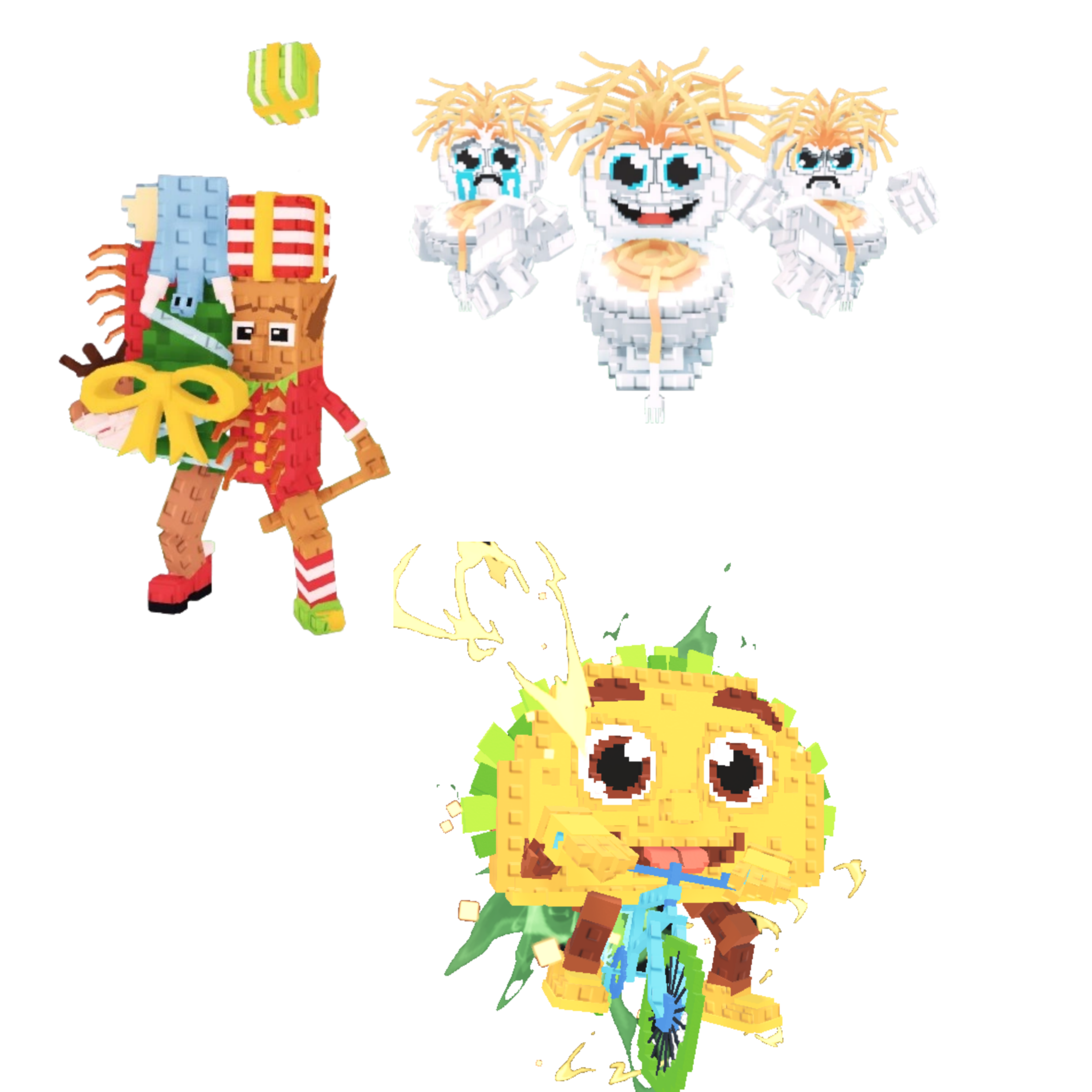 [BUNDLE] - 🦊 1x La Jolly Grande 🦊 1x Los Spaghettis 🦊 1x Tacorita Bicicleta