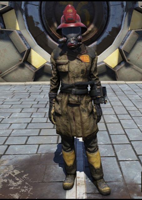 [ PS4/PS5 ] Fireman Uniform And Hat (instant delivery)