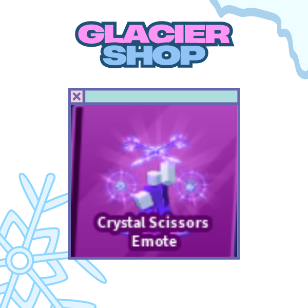 Crystal Scissors Emote ( Limited )