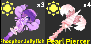 Pack Phosphor Jellyfish & Pearl Piercer Set l Flee the Facility l FTF