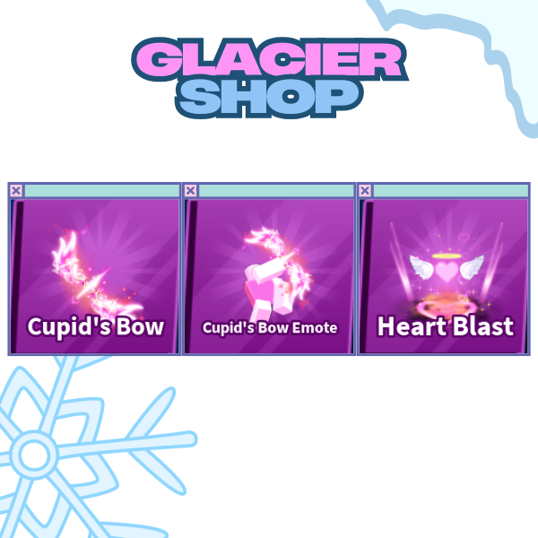 Cupid's Bow + Explosion + Emote ( Limited Set )