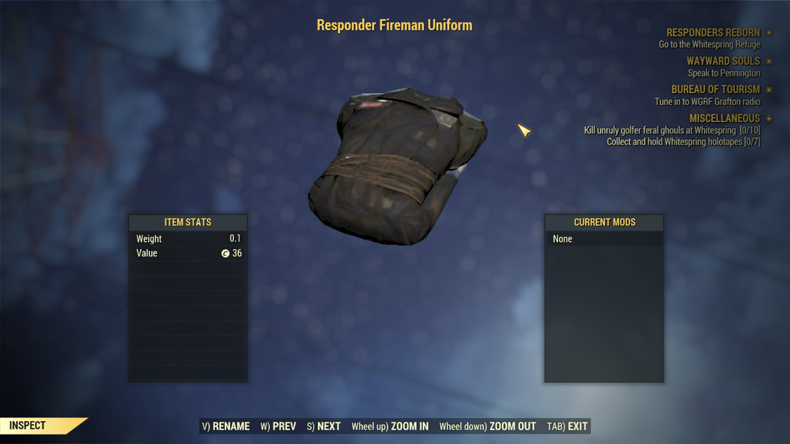 [ PC ] Responder Fireman Uniform + Helmet (instant delivery)