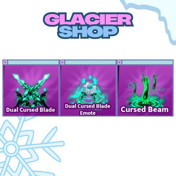 Dual Cursed Blade + Explosion + Emote ( Limited Set )