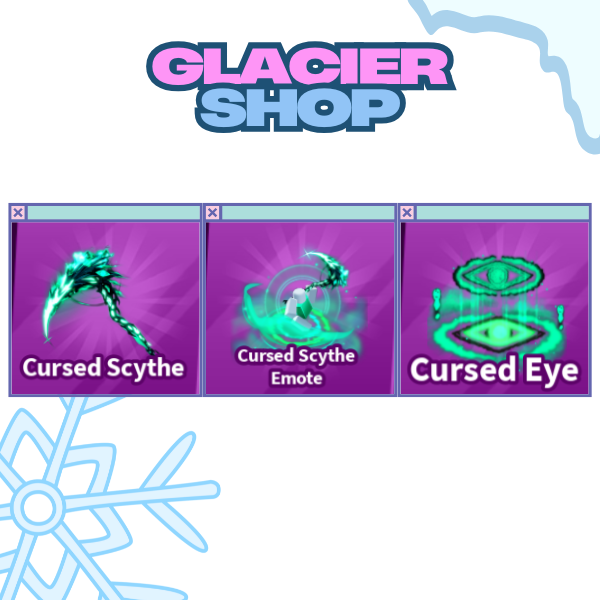 Cursed Scythe + Explosion + Emote ( Limited Set )