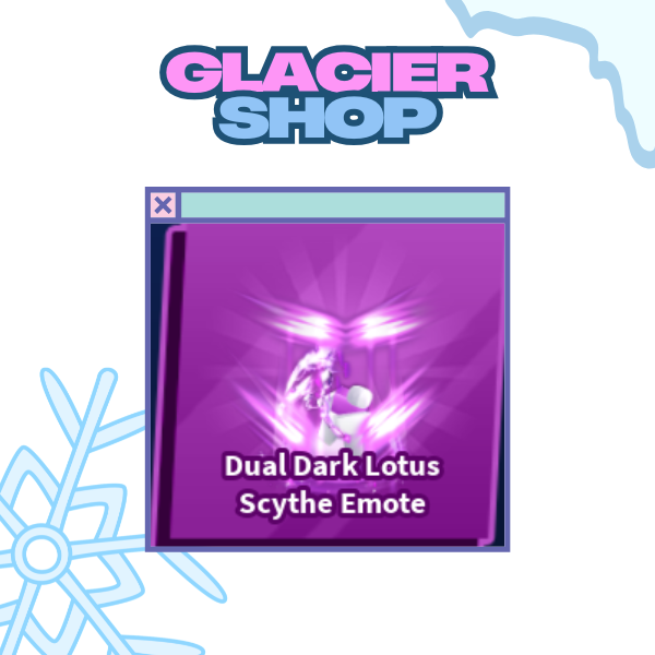 Dual Dark Lotus Scythe Emote ( Limited )