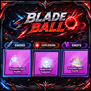 [ Limited Set ] Prismatic Gem Scythe + Explosion | FAST DELIVERY✅