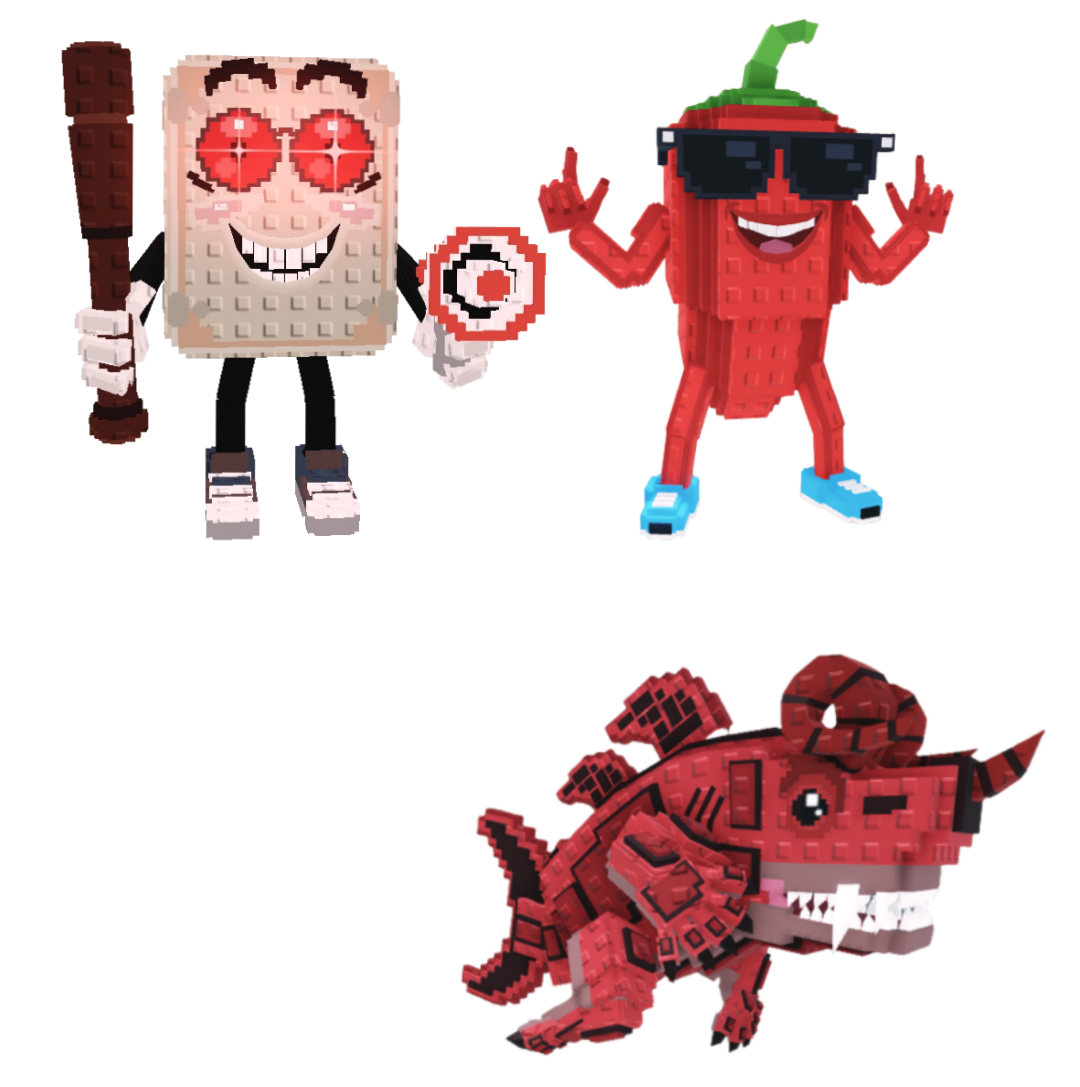 [BUNDLE] - 👩‍⚕️ 1x Tang Tang Keletang 👩‍⚕️ 1x Chillin Chil 👩‍⚕️ 1x Eviledon