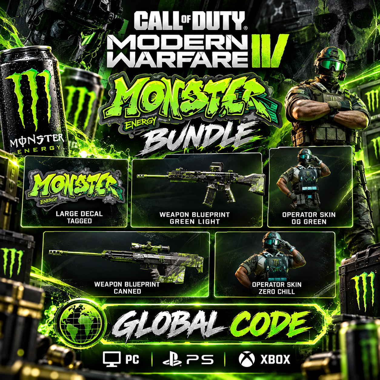Monster Energy Bundle | Call of Duty: Modern Warfare 4 | MW4