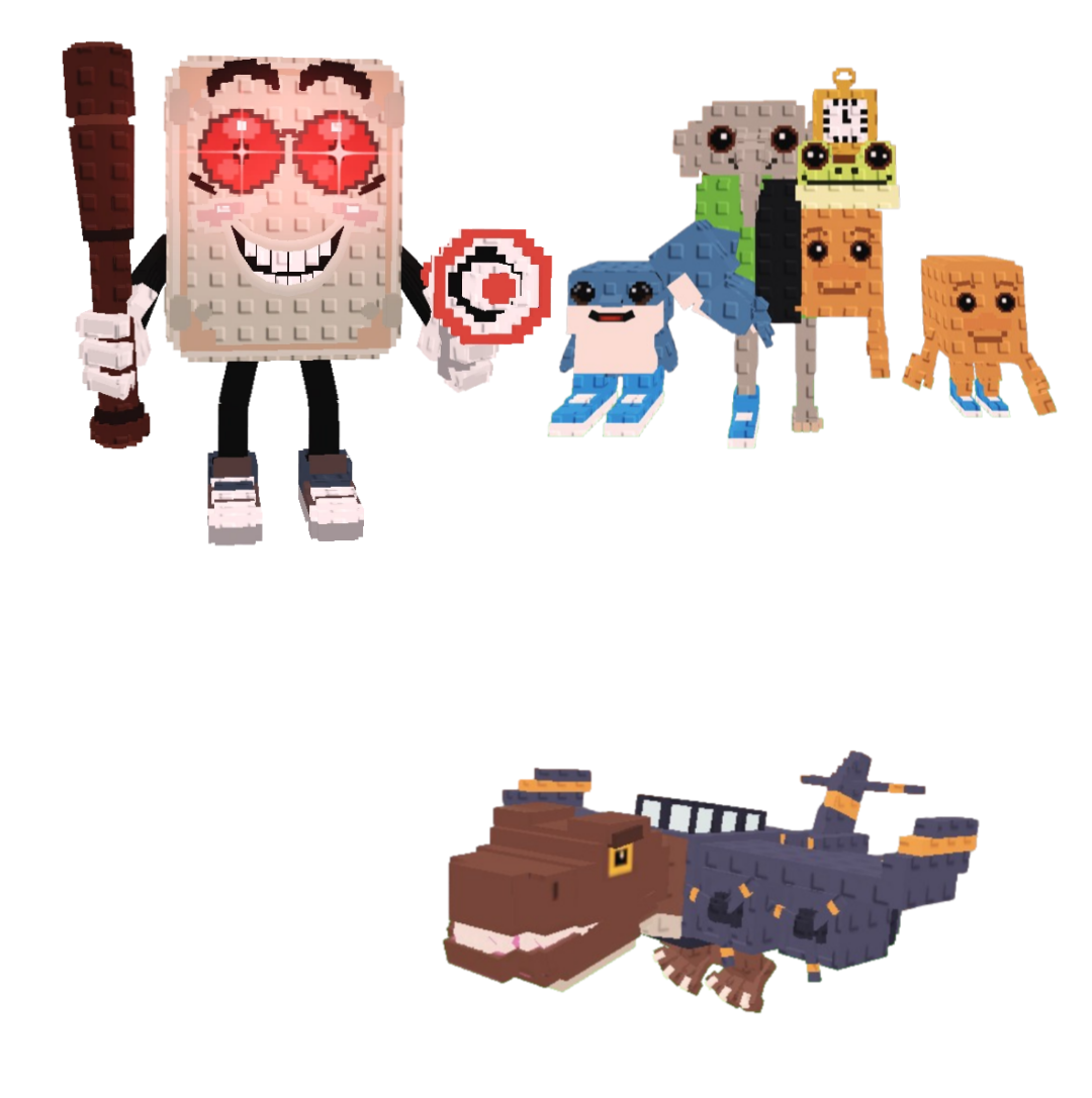 [BUNDLE] - 🐗 1x Tang Tang Kelentang 🐗 1x Nuclearo Dinossauro 🐗 1x Los Combinasionas