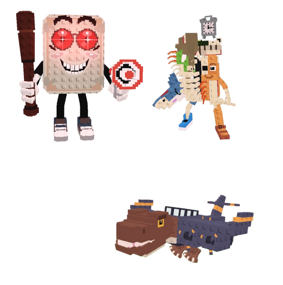 [BUNDLE] - 🐿️ 1x Tang Tang Kelentang 🐿️ 1x Nuclearo Dinossauro 🐿️ 1x La Extinct Grande