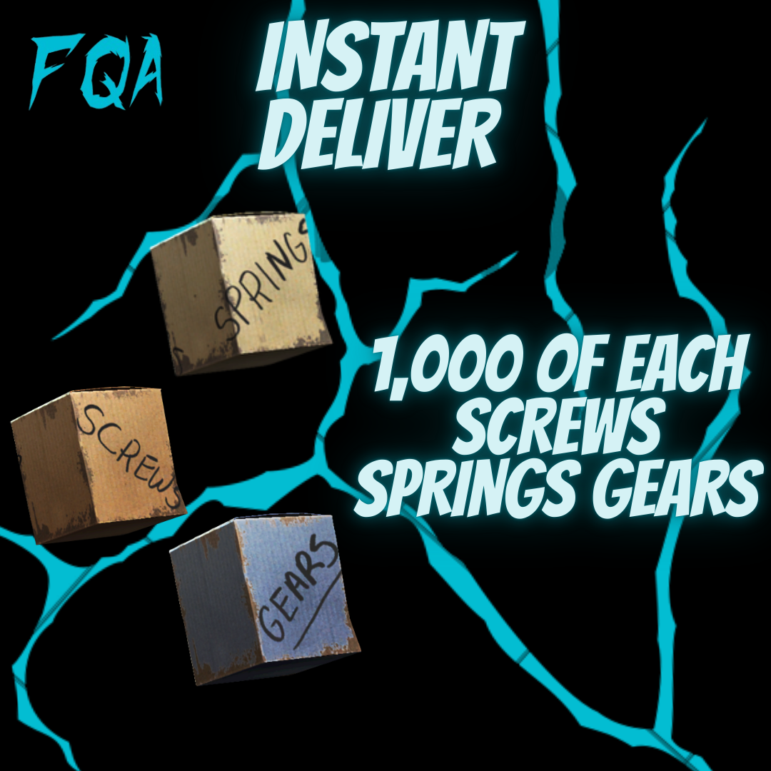 [ Xbox ] Junk Bundle: Screws and Gears and Springs ( 1k each ) (instant delivery)