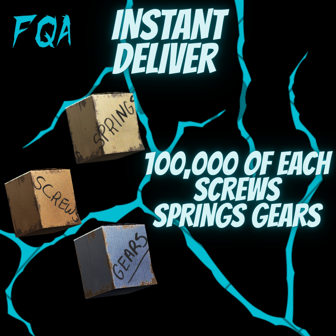 [ PC ] Junk Bundle: Screws and Gears and Springs ( 100k each ) (instant delivery)