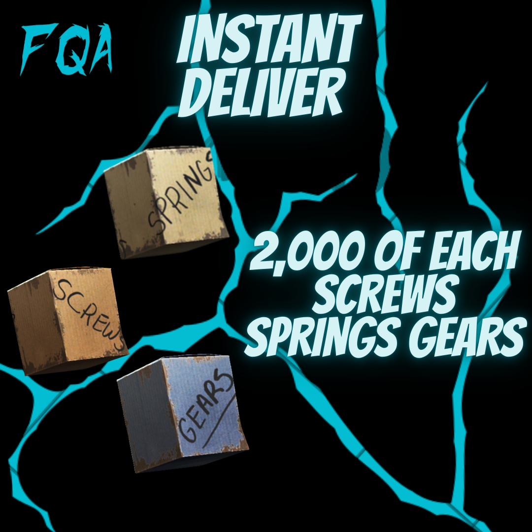 [ Xbox ] Junk Bundle: Screws and Gears and Springs ( 2k each ) (instant delivery)