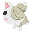 🎯 Halloween White Mummy Cat - Teen 🎯