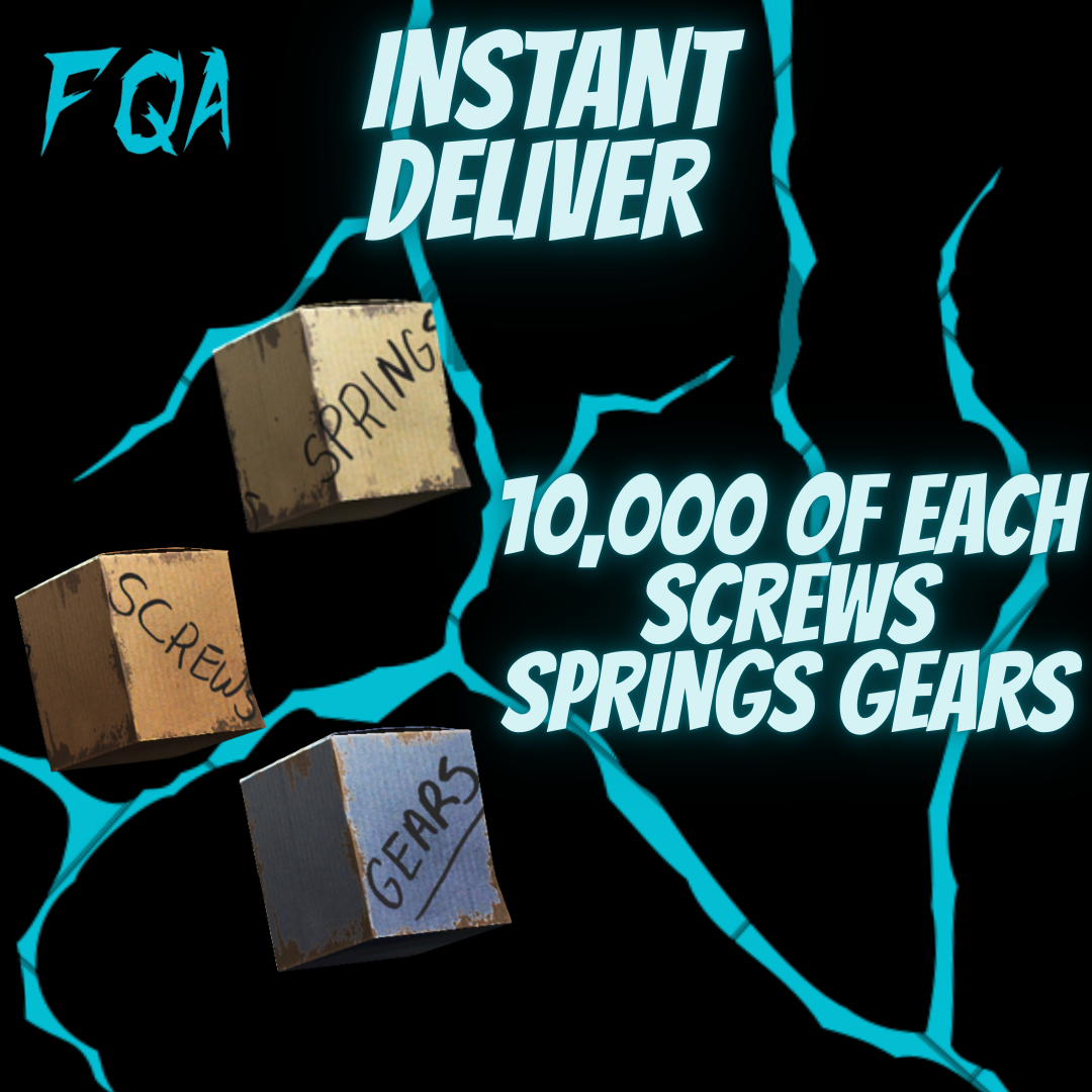 [ Xbox ] Junk Bundle: Screws and Gears and Springs ( 10k each ) (instant delivery)