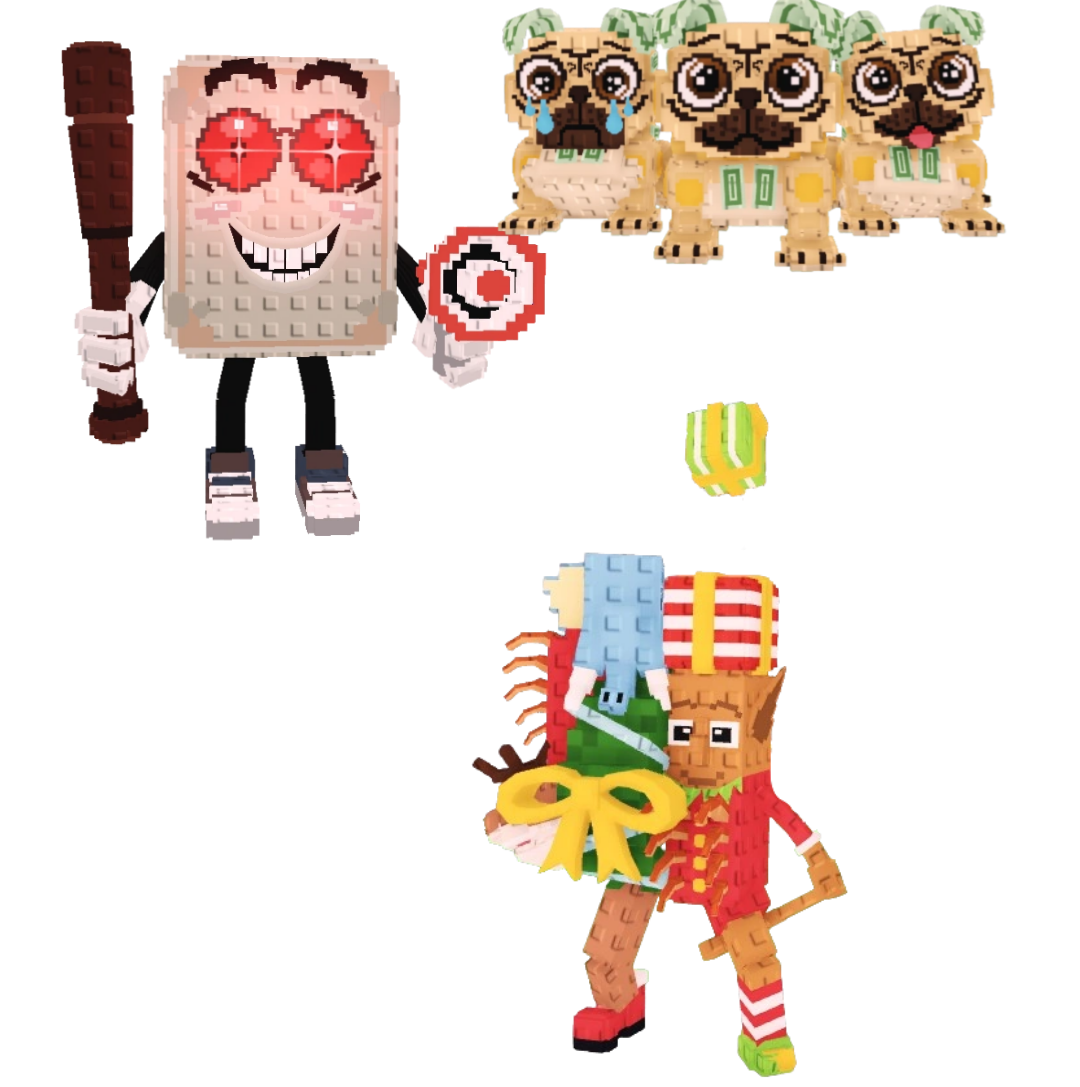 [BUNDLE] - 🐡 1x Tang Tang Kelentang 🐡 1x La Jolly Grande 🐡 1x Los Puggies