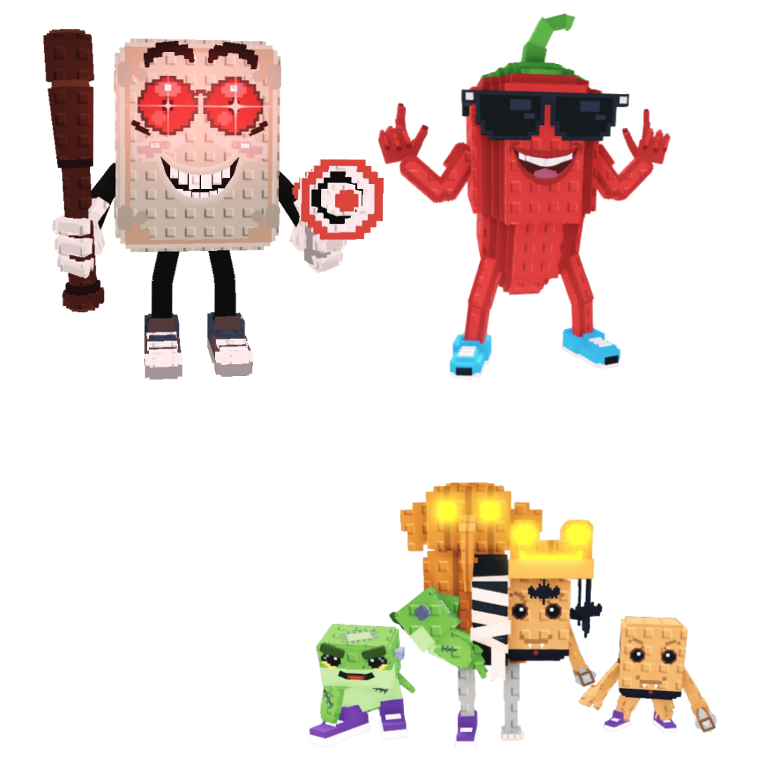 [BUNDLE] - 🌼 1x Tang Tang Kelentang 🌼 1x Chillin Chili 🌼 1x Los Spooky Combinasionas