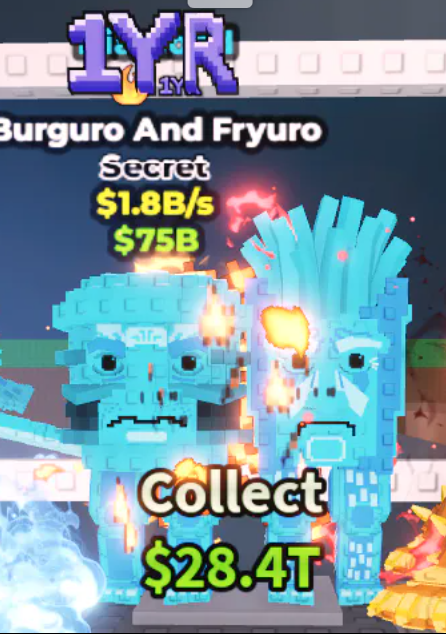 Burguro and Fryuro Diamond 1.8B/s 1YR Trait