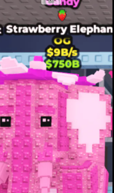 Candy Strawberry Elephant 9B/s