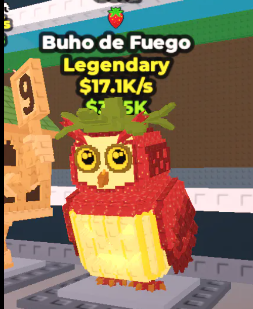 🍓OG STRAWBERRY TRAIT🍓🦉🟡GOLD BUHO DE FUEGO🟡🦉!