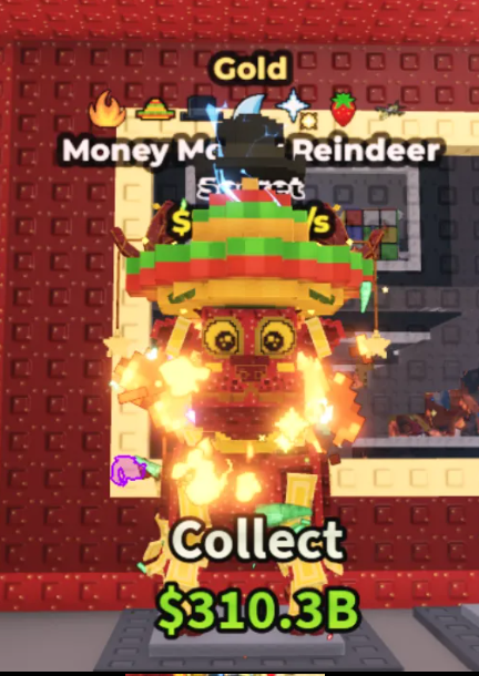 🍓OG STRAWBERRY TRAIT🍓🫎🟡GOLD MONEY MONEY REINDEER [756.2M/s]🟡🫎