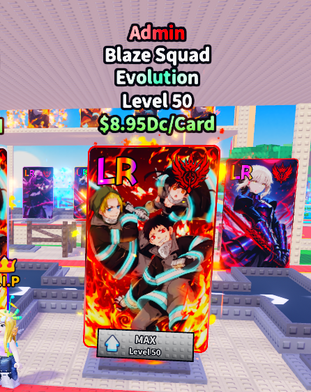 Anime Card Farm - Admin Blaze Squad 8.95Dc / Card