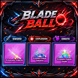 [ Limited Set ] Prismatic Odachi + Explosion + Emote | FAST DELIVERY✅