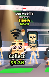 Steal A Brainrot > Los Mobilis | Random 100m/s+