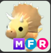 Triceratops ▪️MFR🐸Uncommon🚀Pets⚡24/7 Online🚀