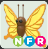 Yellow Butterfly ▪️NFR🐸Rare🚀Pets⚡24/7 Online🚀