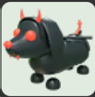Halloween Evil Dachshund ▪️Common🐸Rare🚀Pets⚡24/7 Online🚀