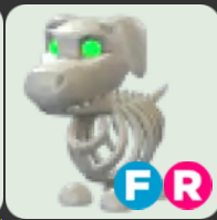 Halloween White Skeleton Dog ▪️FR🐸Ultra-Rare🚀Pets⚡24/7 Online🚀
