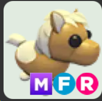 Shetland Pony Light Brown ▪️MFR🐸Legendary🚀Pets⚡24/7 Online🚀