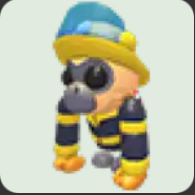 Firefighter Gibbon ▪️Common🐸Ultra-Rare🚀Pets⚡24/7 Online🚀