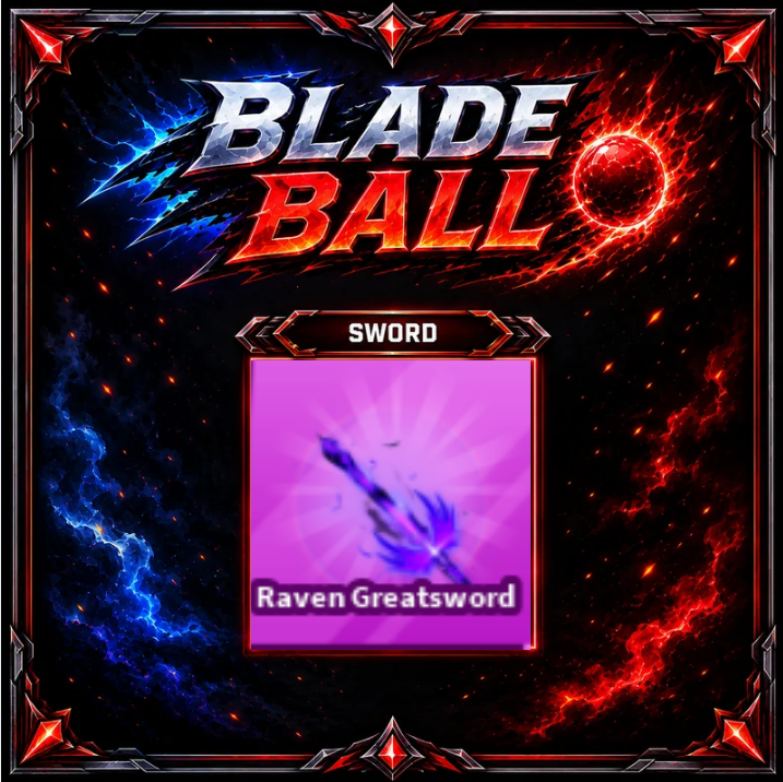 [ Limited Sword ] Raven Greattsword | FAST DELIVERY✅