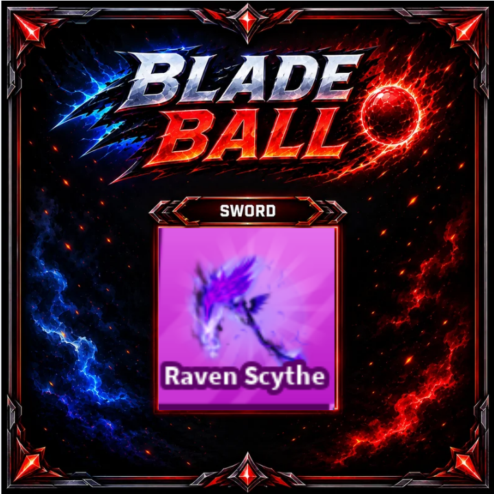 [ Limited Sword ] Raven Scythe | FAST DELIVERY✅