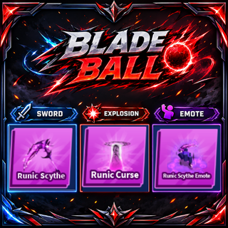 [ Limited Set ] Runic Scythe + Explosion + Emote | FAST DELIVERY✅