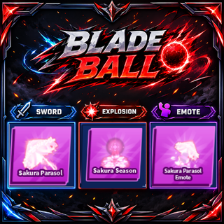 [ Limited Set ] Sakura Parasol + Explosion + Emote | FAST DELIVERY✅