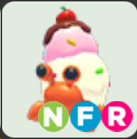 Ice Cream Hermit Crab ▪️NFR🐸Ultra-Rare🚀Pets⚡24/7 Online🚀