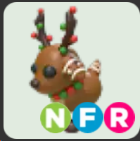 Gingerbread Reindeer ▪️NFR🐸Ultra-Rare🚀Pets⚡24/7 Online🚀