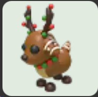 Gingerbread Reindeer ▪️NFR🐸Rare🚀Pets⚡24/7 Online🚀