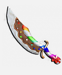Chroma Cookiecane Knife [MM2]  Instant Delivery (24/7 Online )